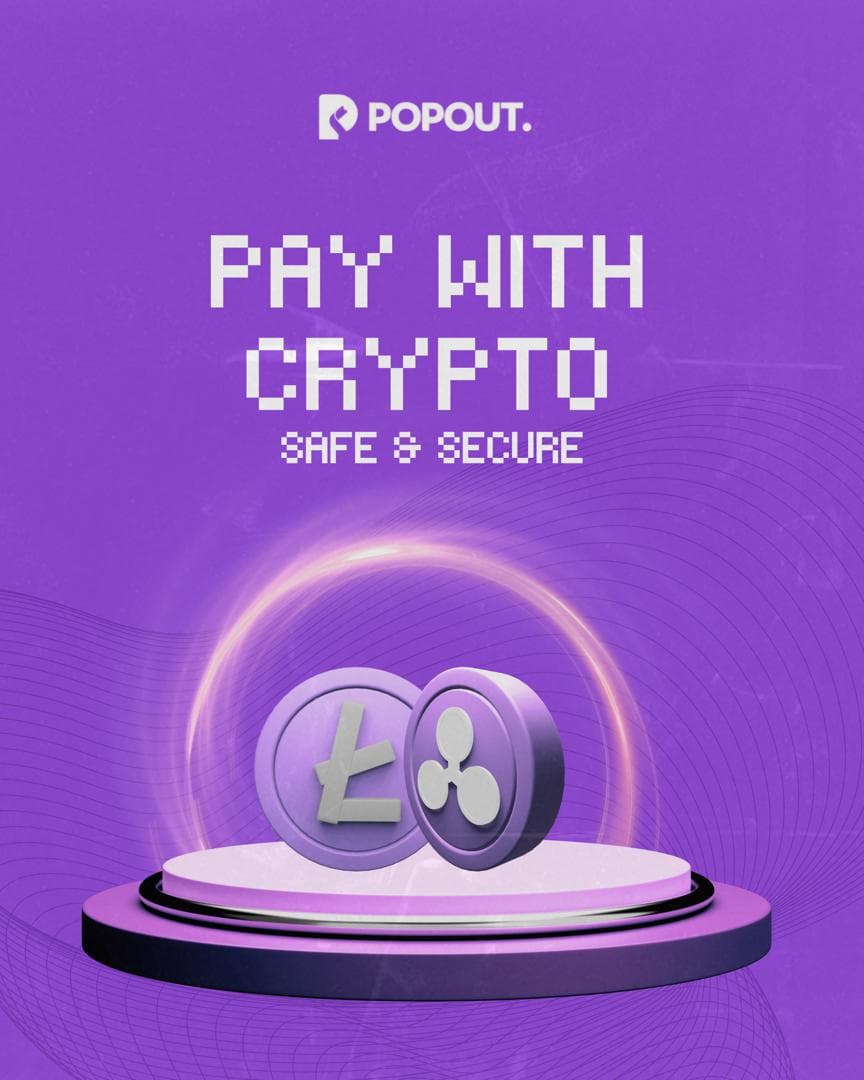 Popout pay with crypto